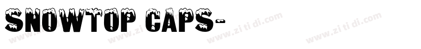 Snowtop Caps字体转换